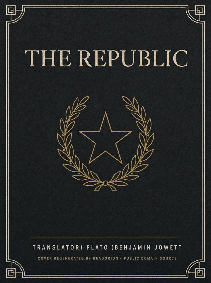 The Republic book cover by Plato (Benjamin Jowett, Translator)