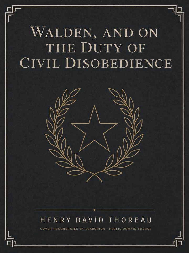Walden, and On The Duty Of Civil Disobedience book cover by Henry David Thoreau