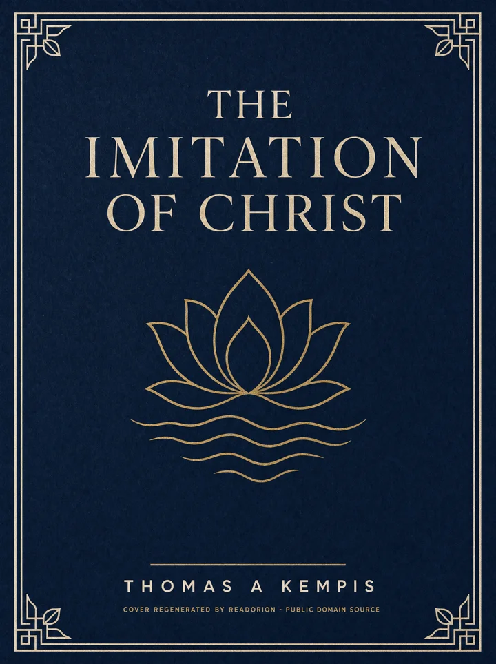 The Imitation of Christ book cover by Thomas a Kempis