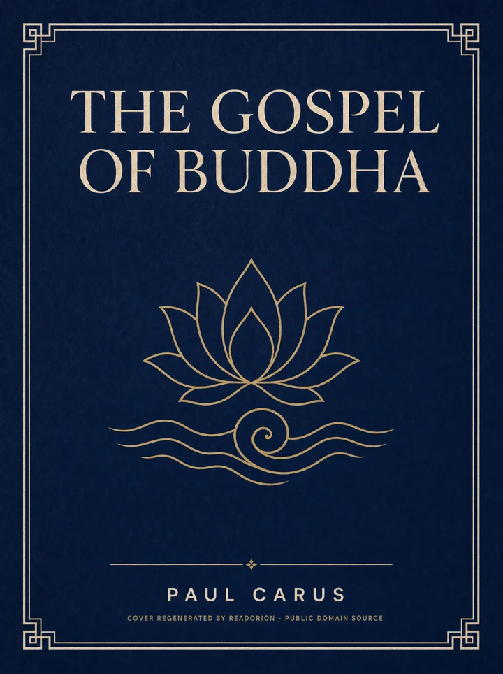 The Gospel of Buddha book cover by Paul Carus