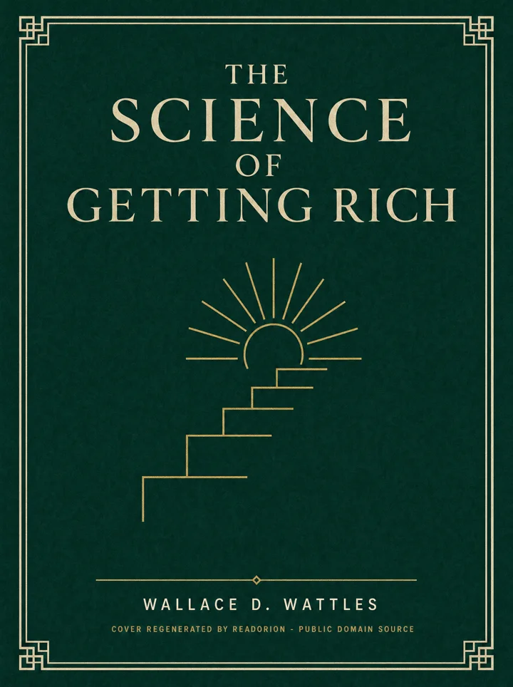 The Science of Getting Rich book cover by Wallace D. Wattles