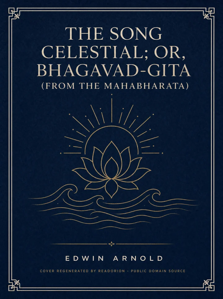 The Song Celestial; Or, Bhagavad-Gita (from the Mahabharata) book cover by Edwin Arnold
