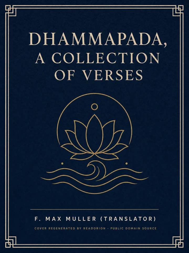 Dhammapada, a Collection of Verses book cover by F. Max Muller (Translator)